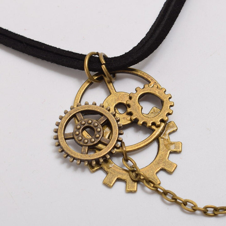 Steampunk choker necklace