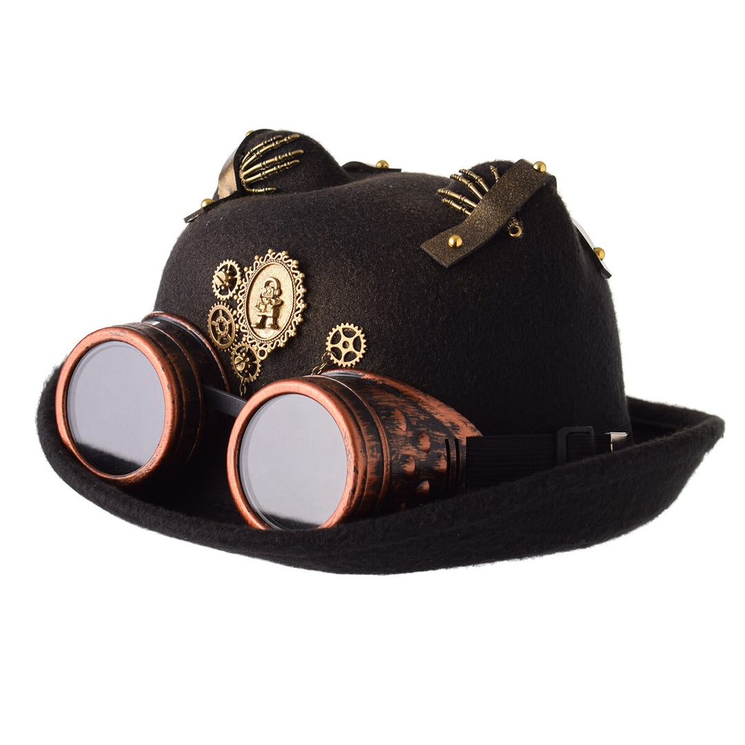 Steampunk cat top hat