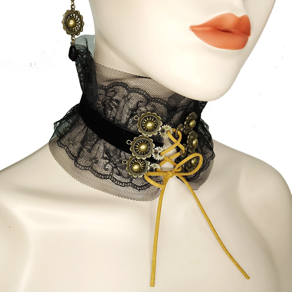 Steampunk jewelry set