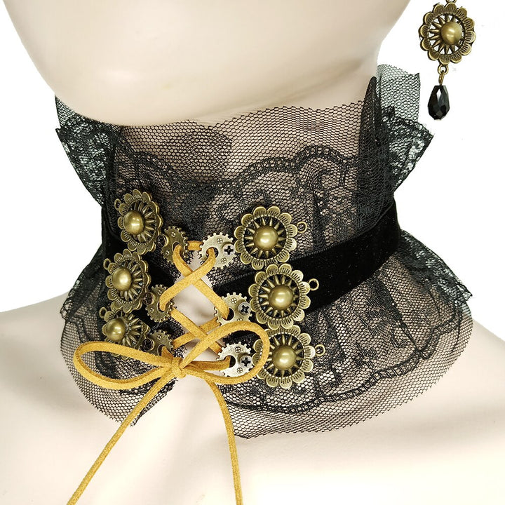 Steampunk jewelry set