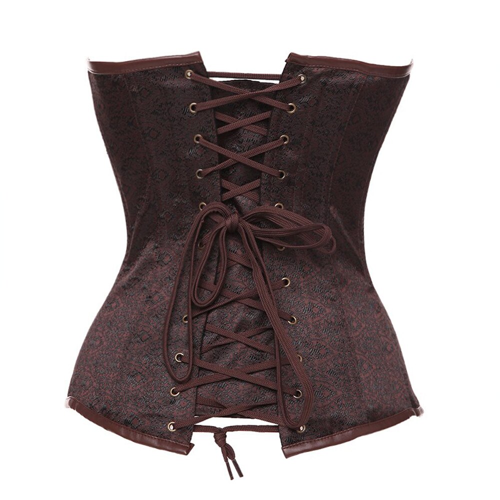 Steampunk zipper corset