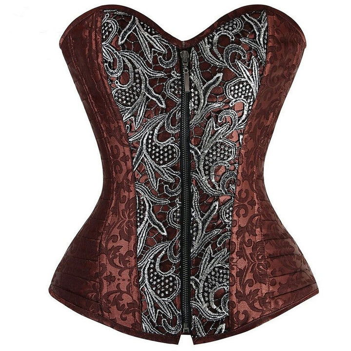 Steampunk jacquard corset