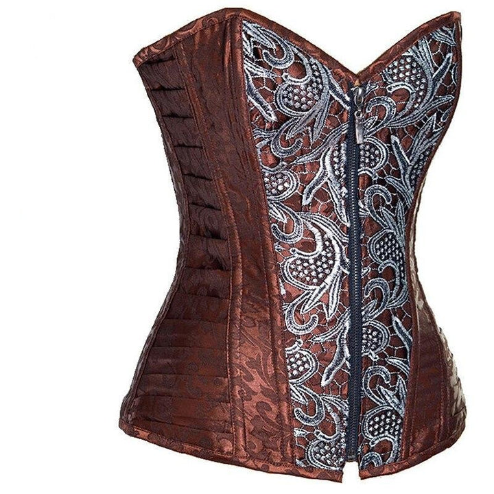 Steampunk jacquard corset