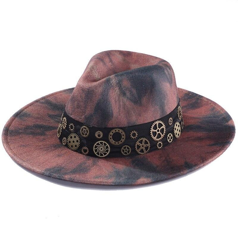 Steampunk cowboy fedoras hat