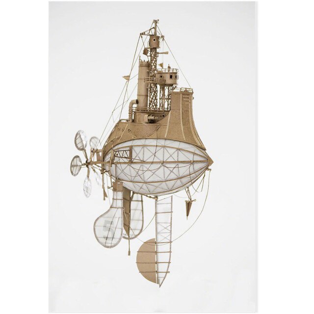 Imaginary Steampunk vessel wall art