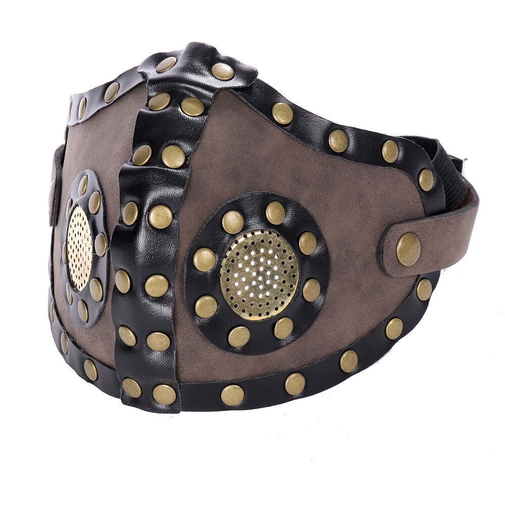 Steampunk biker mask