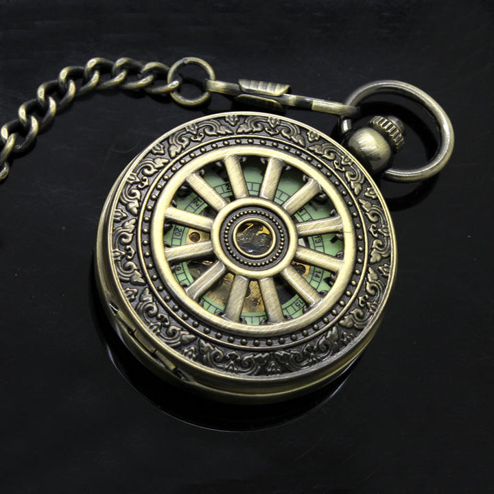 Glows in the dark Steampunk pocket watch