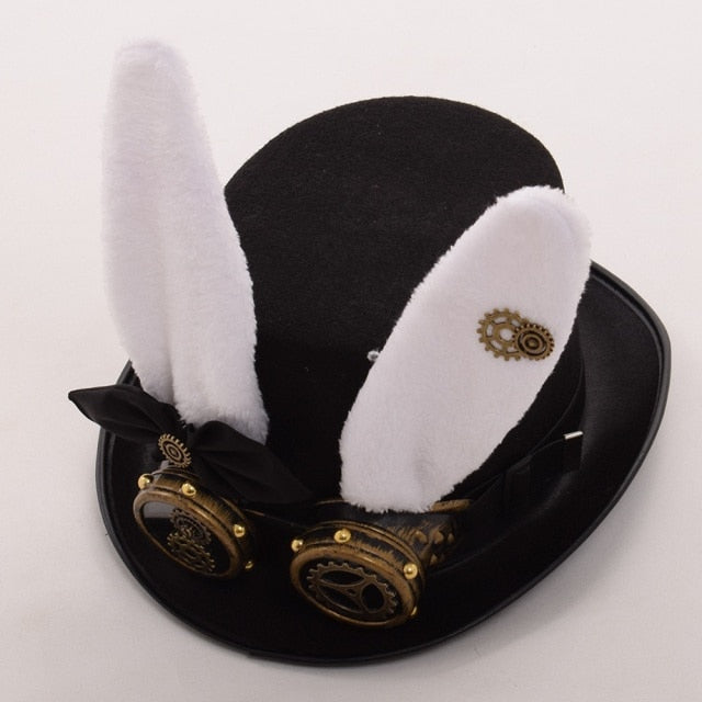 Steampunk Bunny top hat