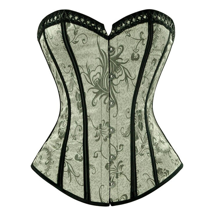 Floral Steampunk corset