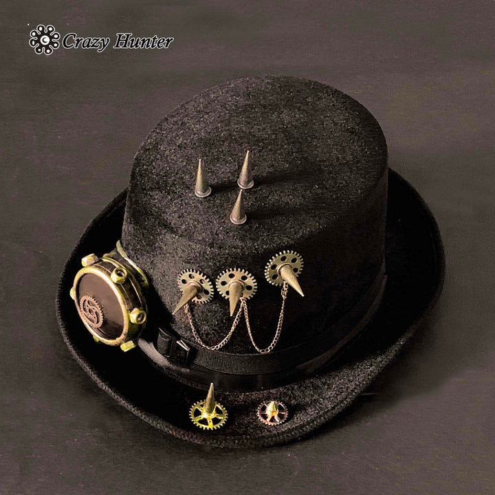 Steampunk hat with spikes