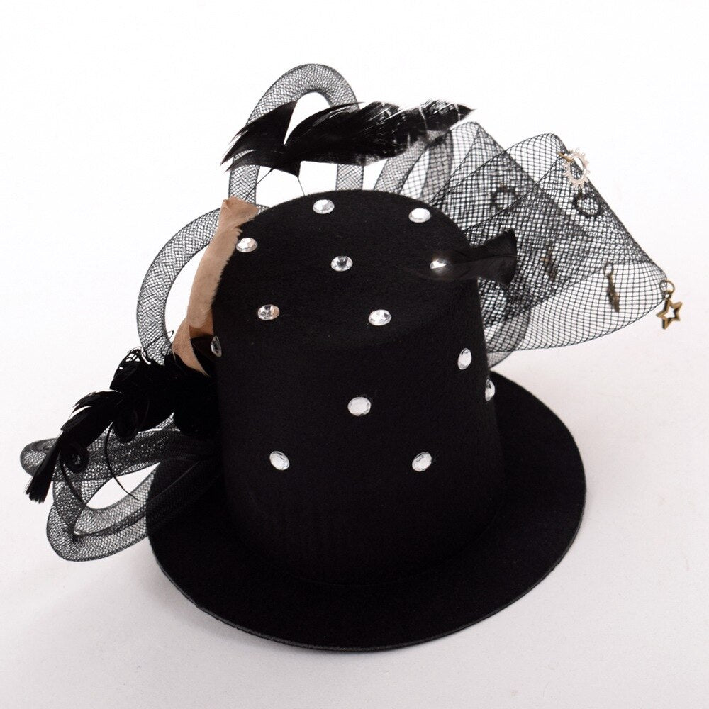 Steampunk mini top hat