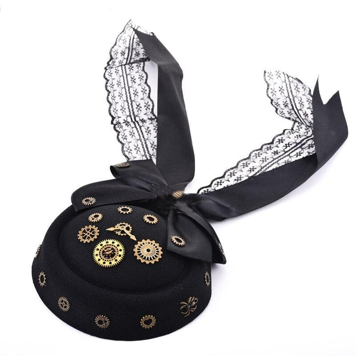 Steampunk fascinator mini hat