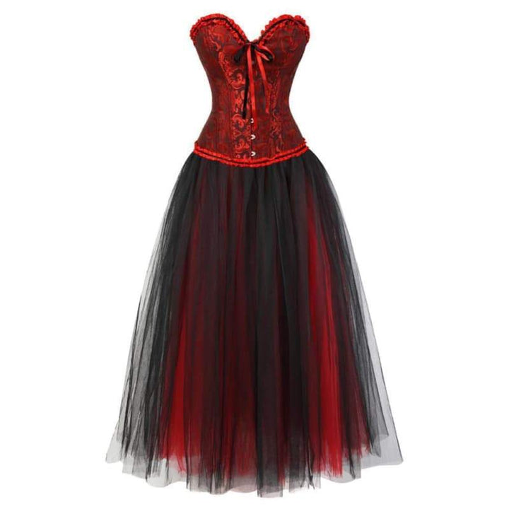 French Cancan Steampunk dress