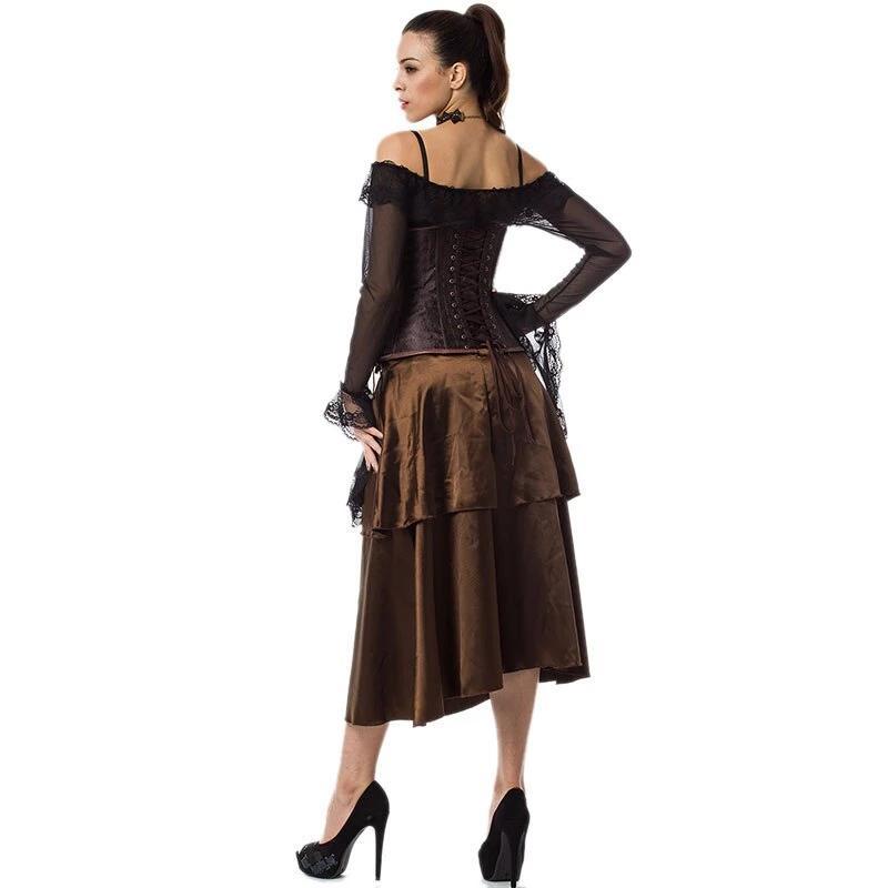 High society steampunk dress