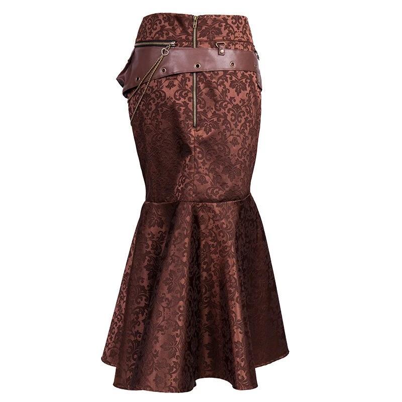 sexy steampunk skirt back