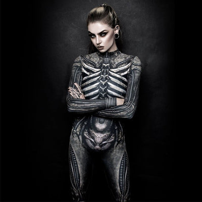 skeleton jumpsuit for women