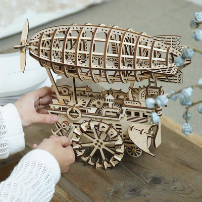 steampunk airship model