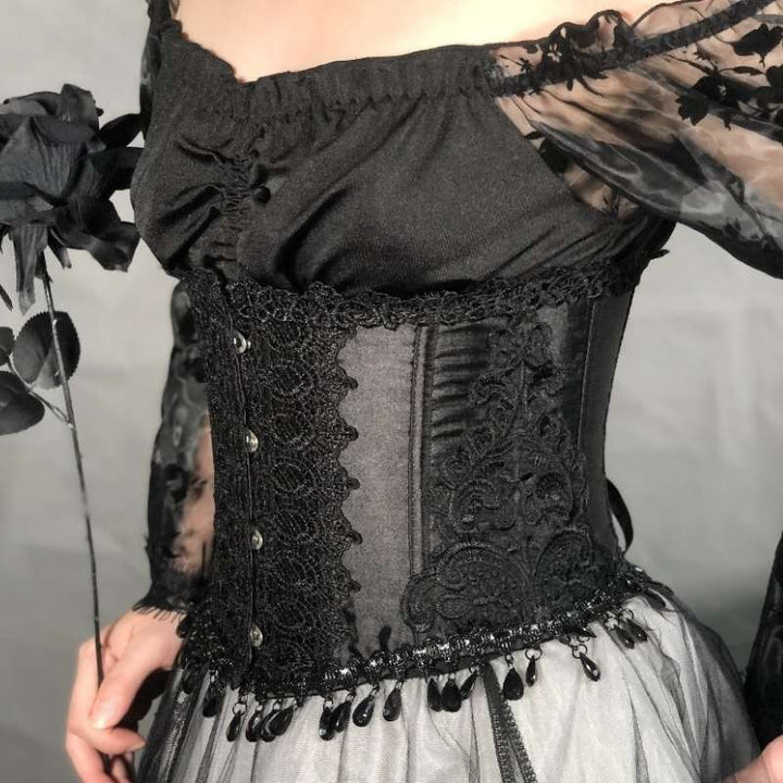 Lace Steampunk corset