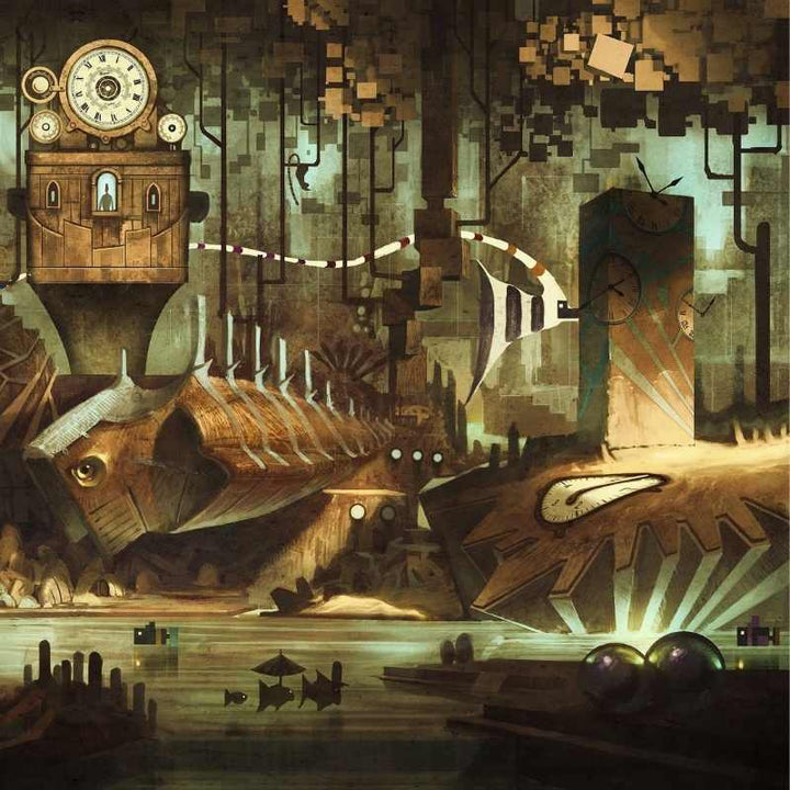 steampunk city