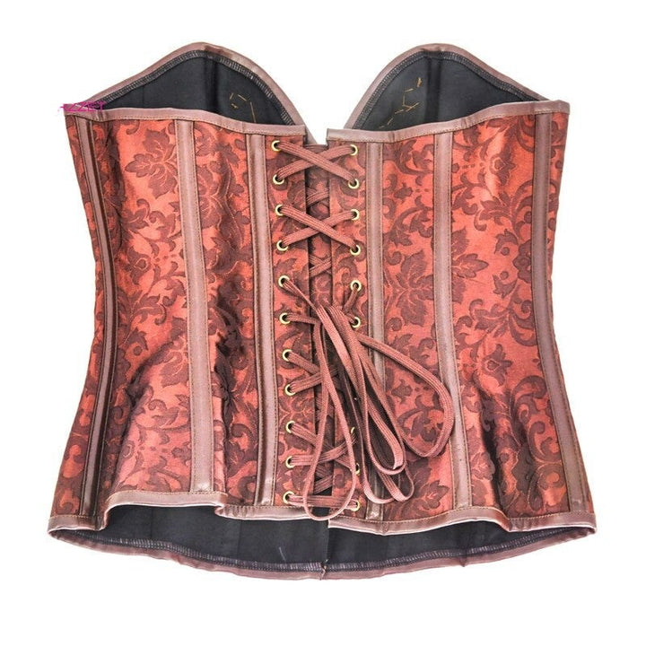 Steampunk corset with gears decor