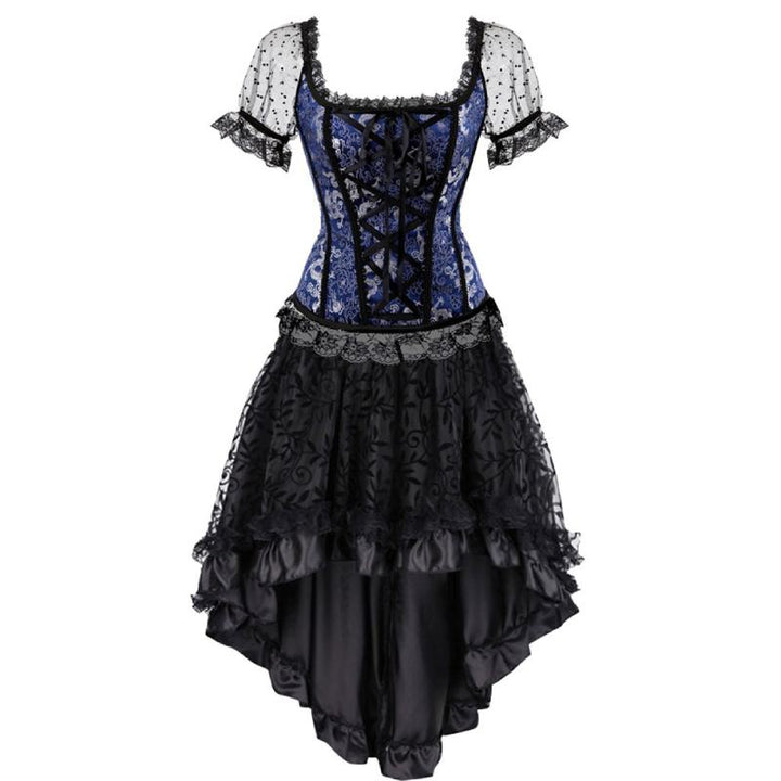 steampunk corset dress