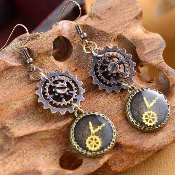 steampunk earrings