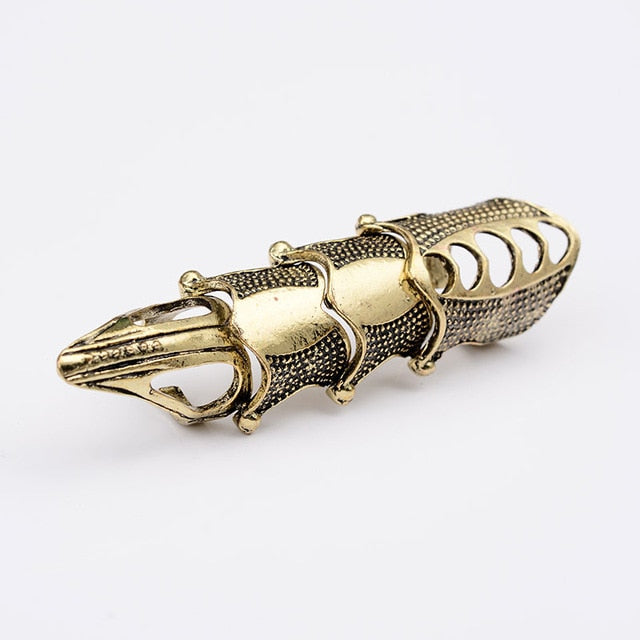 bronze steampunk finger armor