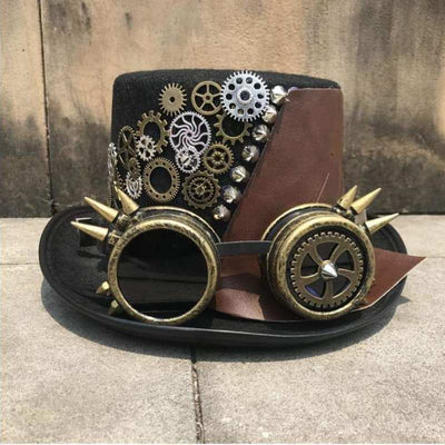 steampunk gearing hat