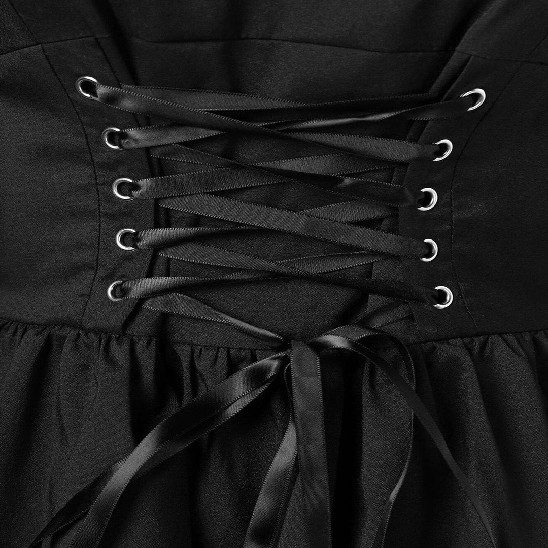 steampunk gothic dress details