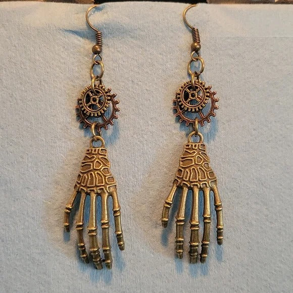 steampunk-horror-earrings