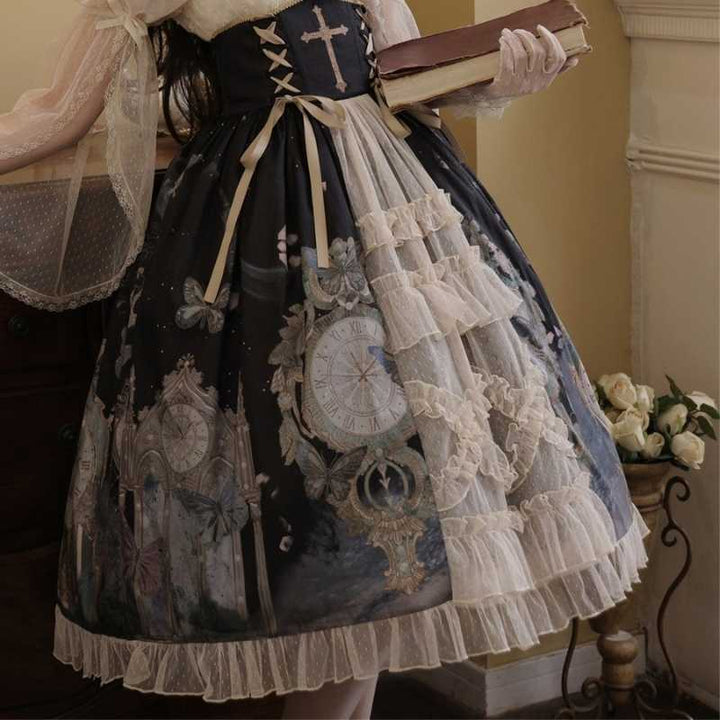 Premium mesh Steampunk skirt