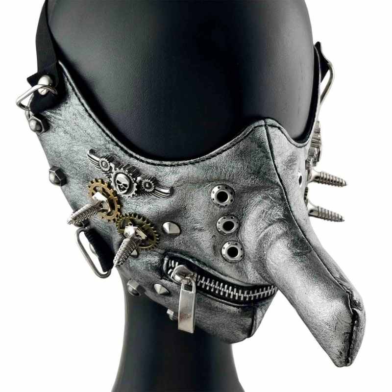 Steampunk mask with long nose