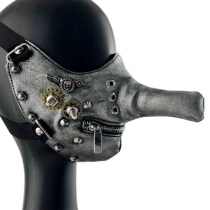 Steampunk mask with long nose