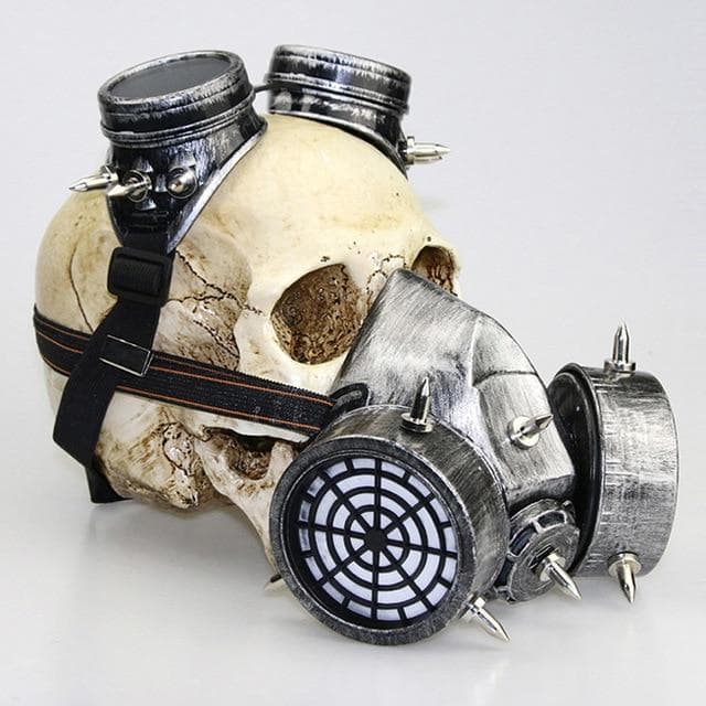 Atompunk steampunk mask