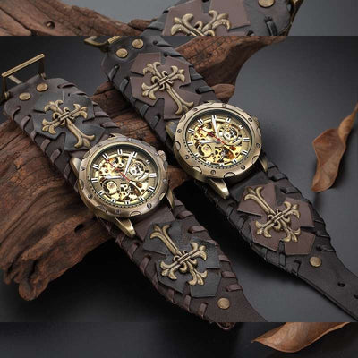 steampunk medieval watch