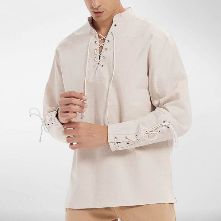 Beige Steampunk shirt