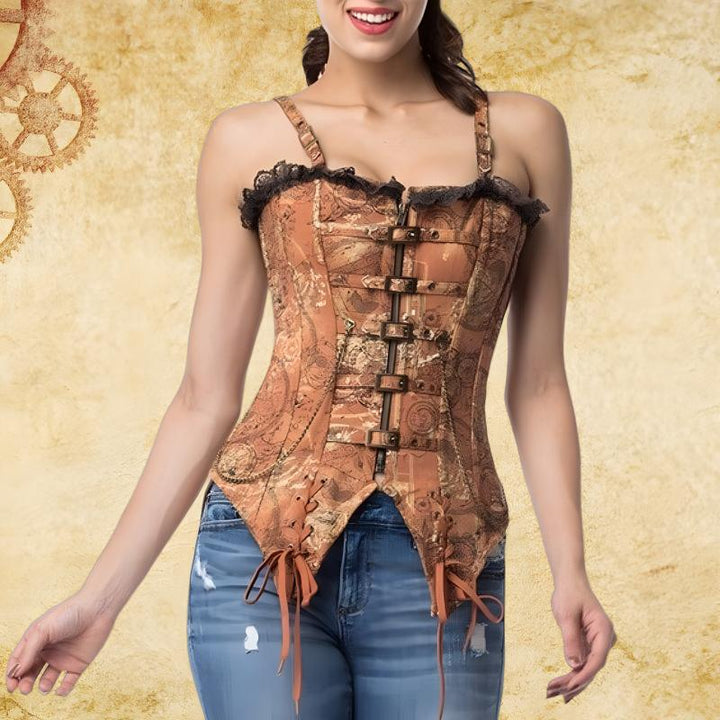 steampunk swallowtail corset