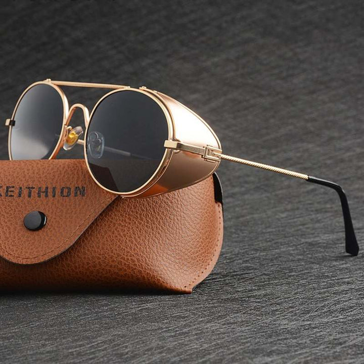 Steampunk aviator sunglasses