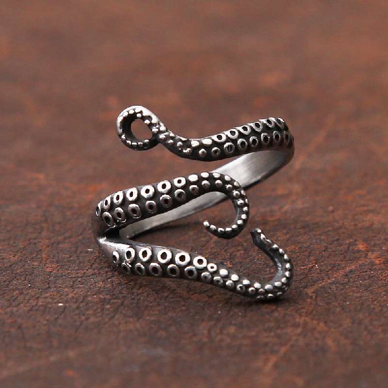 tentacle steampunk ring