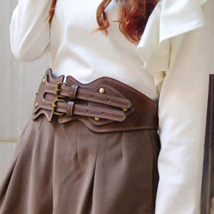 wide steampunk belt