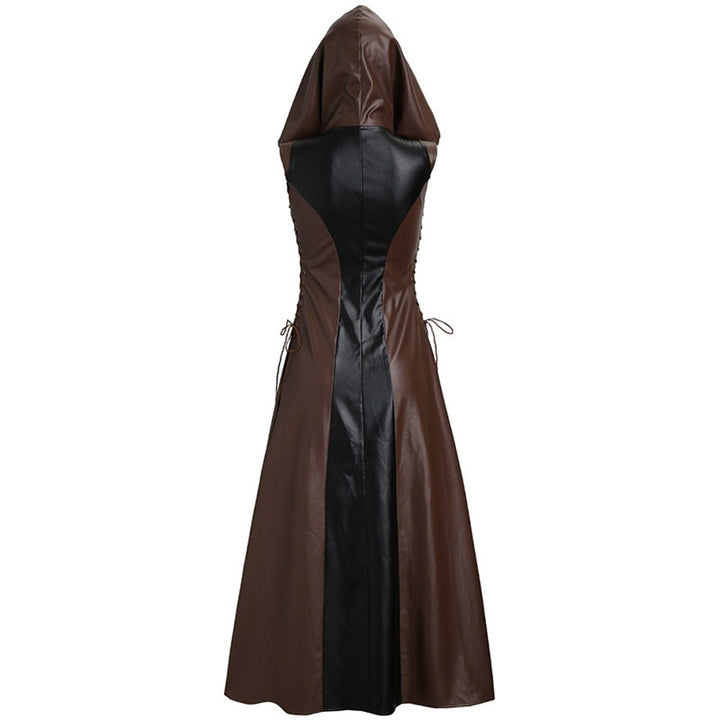 Steampunk medieval hooded costume